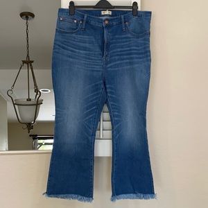 Madewell Cali Demi-Boot NEVER WORN Frayed Hem 34